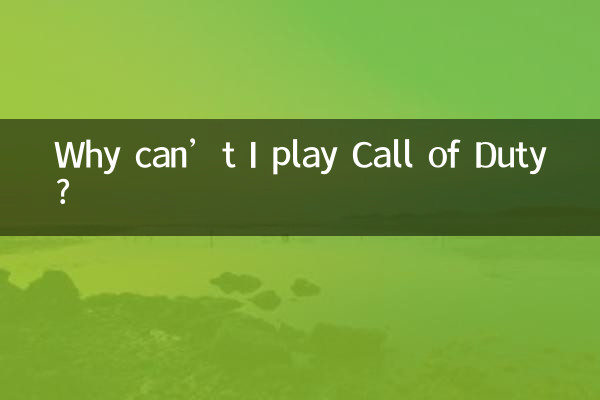 Perché non posso giocare a Call of Duty?