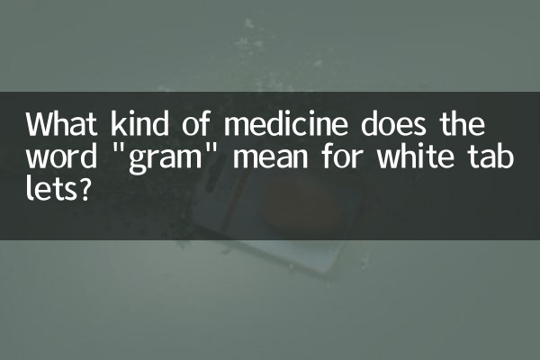 Che tipo di medicinale significa la parola 