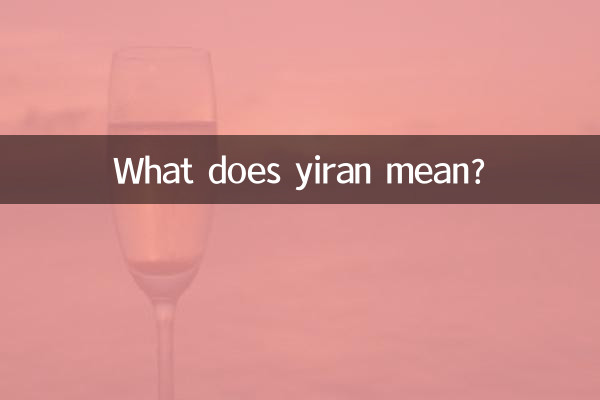 ¿Qué significa yiran?