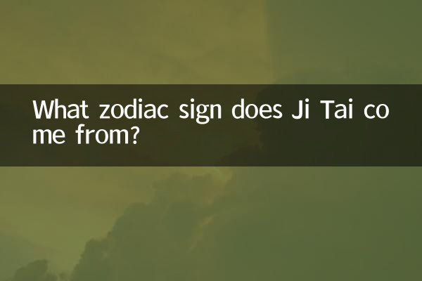 ¿De qué signo del zodíaco proviene Ji Tai?