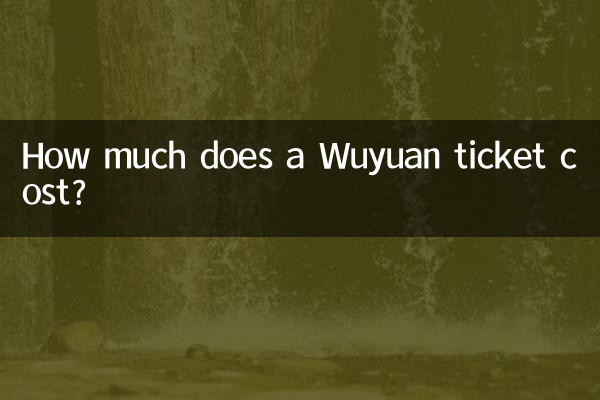 ¿Cuánto cuesta un billete de Wuyuan?