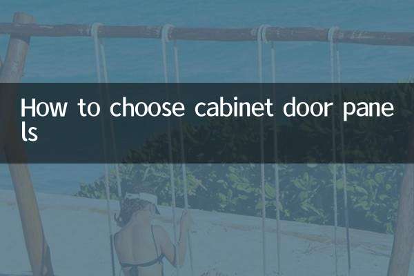 Comment choisir les panneaux de porte d'armoire