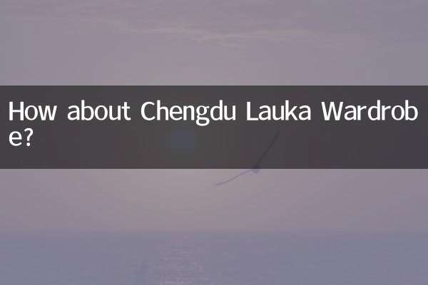 Wie wäre es mit der Chengdu Lauka-Garderobe?