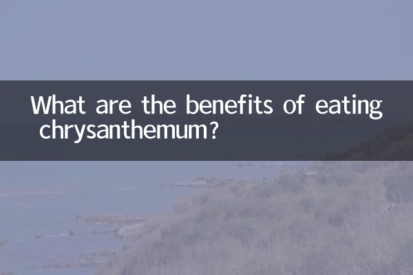 Quali sono i benefici del consumo di crisantemo?