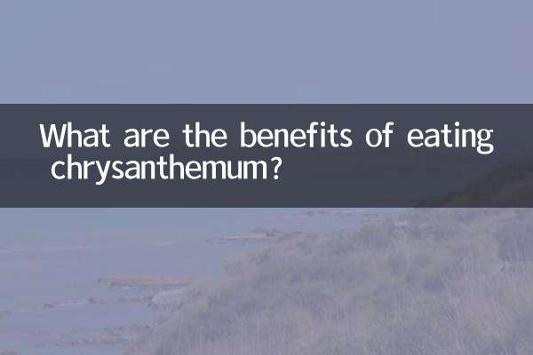 Quali sono i benefici del consumo di crisantemo?