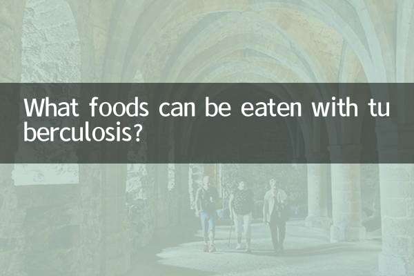 Quali alimenti si possono mangiare con la tubercolosi?