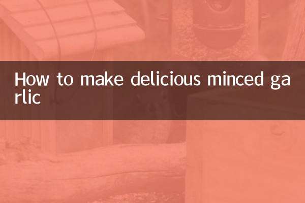 Come preparare un delizioso aglio tritato