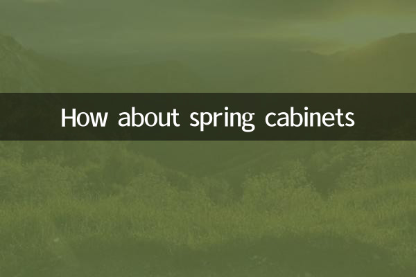 How about spring cabinets