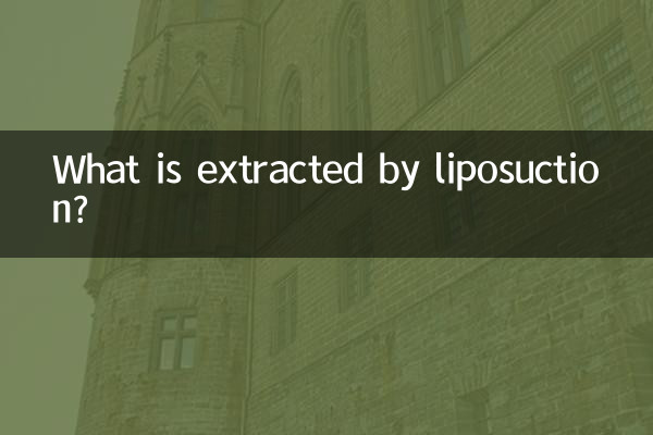 Was wird bei der Fettabsaugung abgesaugt?