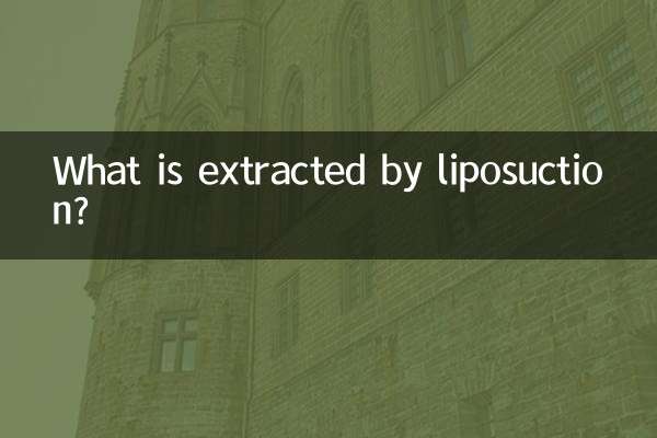 抽脂抽出来是什么