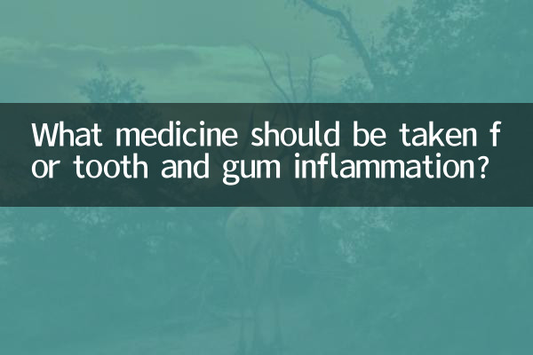 Welche Medikamente sollten bei Zahn- und Zahnfleischentzündungen eingenommen werden?