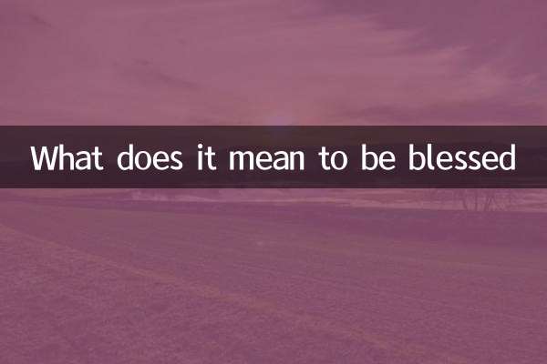 Que signifie être béni
