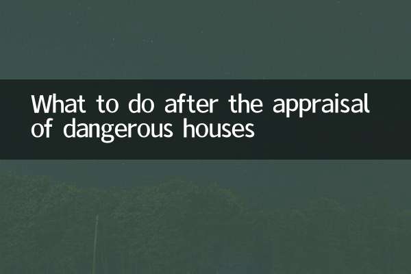 위험주택 감정 후 해야 할 일