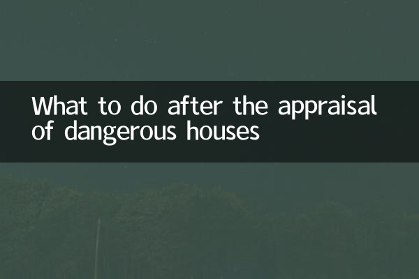 위험주택 감정 후 해야 할 일