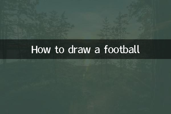 How to draw a football
