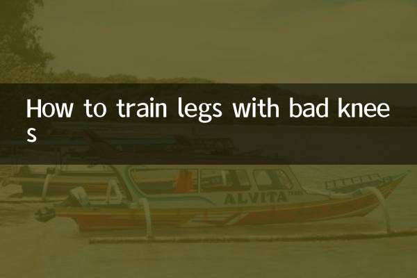 How to train legs with bad knees