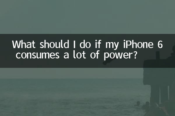 Cosa devo fare se il mio iPhone 6 consuma molta energia?