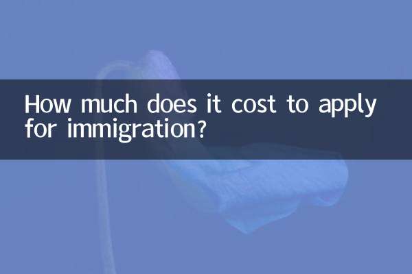 هزینه درخواست برای مهاجرت چقدر است؟