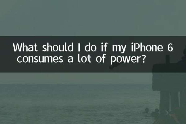 Cosa devo fare se il mio iPhone 6 consuma molta energia?