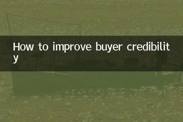 Comment améliorer la crédibilité de l'acheteur