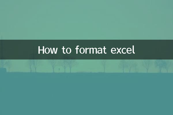 como formatear excel