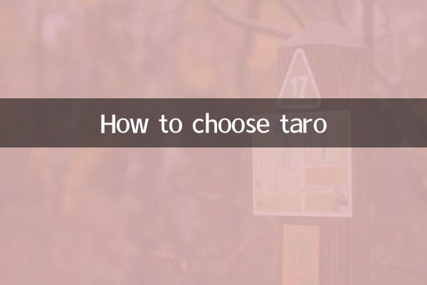 Wie wählt man Taro aus?