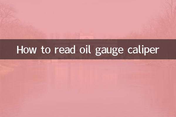 So lesen Sie den Ölmessschieber ab