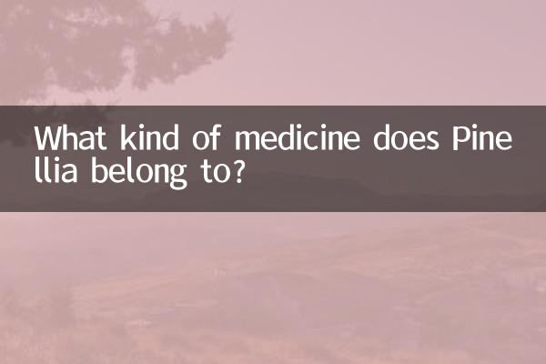पिनेलिया किस प्रकार की औषधि से संबंधित है?