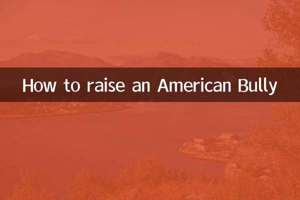 美国恶霸犬怎么饲养