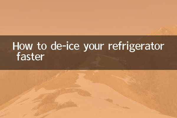 Como descongelar sua geladeira mais rápido