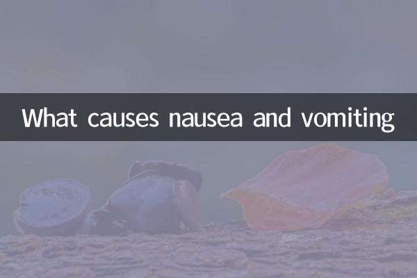 Что вызывает тошноту и рвоту