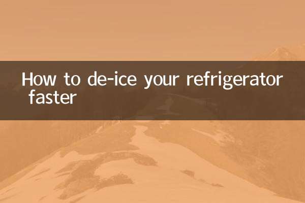 Como descongelar sua geladeira mais rápido