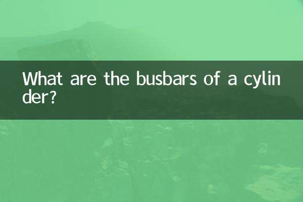 ¿Cuáles son las barras de un cilindro?
