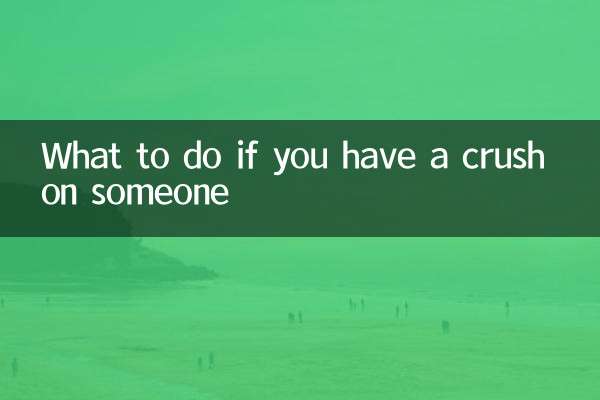 Que faire si vous avez le béguin pour quelqu'un