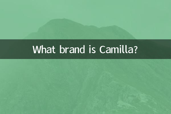 De quelle marque est Camilla ?