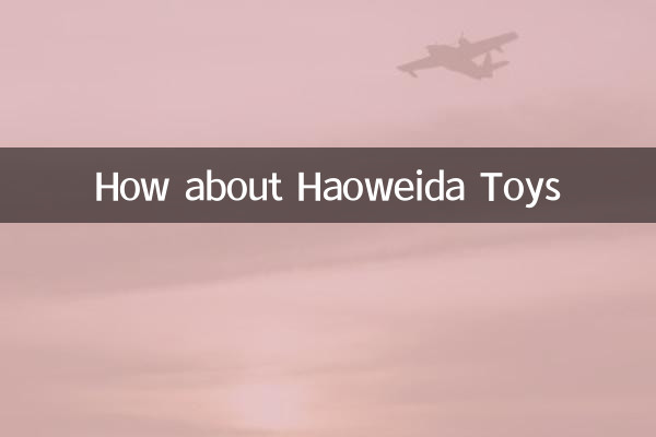 ¿Qué tal los juguetes de Haoweida?