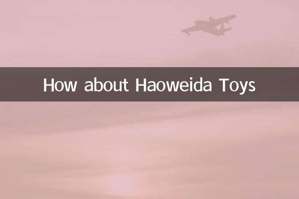 ¿Qué tal los juguetes de Haoweida?