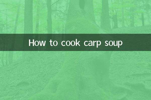 Cómo cocinar sopa de carpas