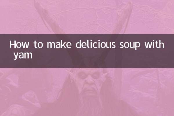 Cómo hacer una deliciosa sopa con ñame.