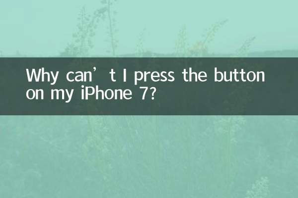 Perché non riesco a premere il pulsante sul mio iPhone 7?