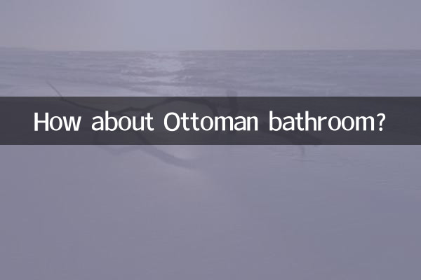 Che ne dici del bagno ottomano?