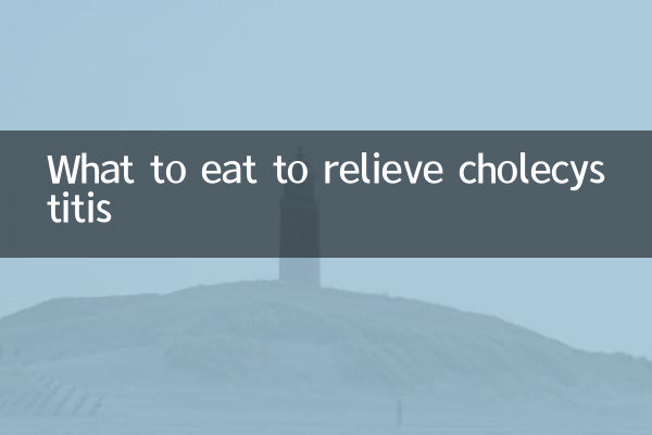 Que comer para aliviar la colecistitis.