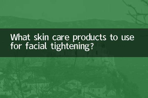 Quais produtos de cuidados com a pele usar para endurecer o rosto?