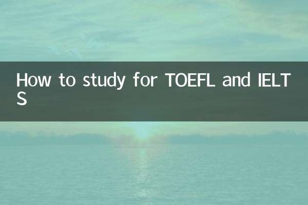 How to study for TOEFL and IELTS