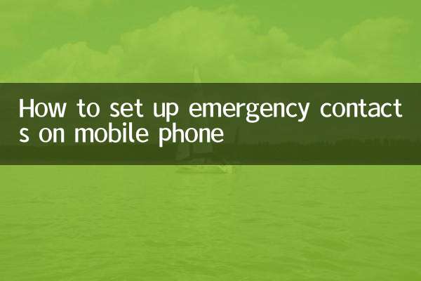 Как настроить экстренные контакты на мобильном телефоне