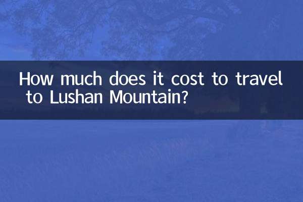 Сколько стоит поездка на гору Лушань?