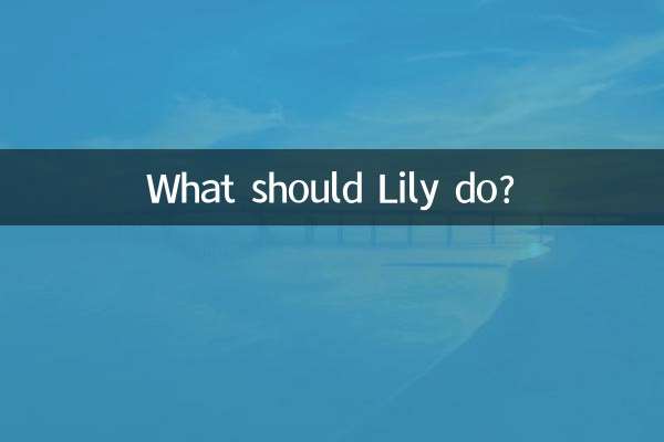 What should Lily do?