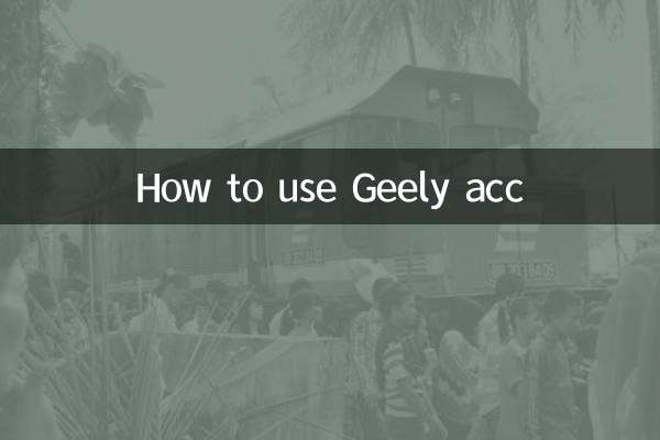 Cómo utilizar la cuenta Geely