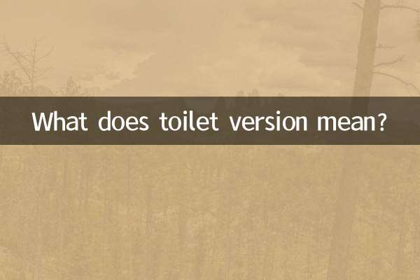 Cosa significa versione WC?