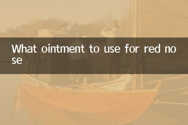 Que pomada usar para la nariz roja.